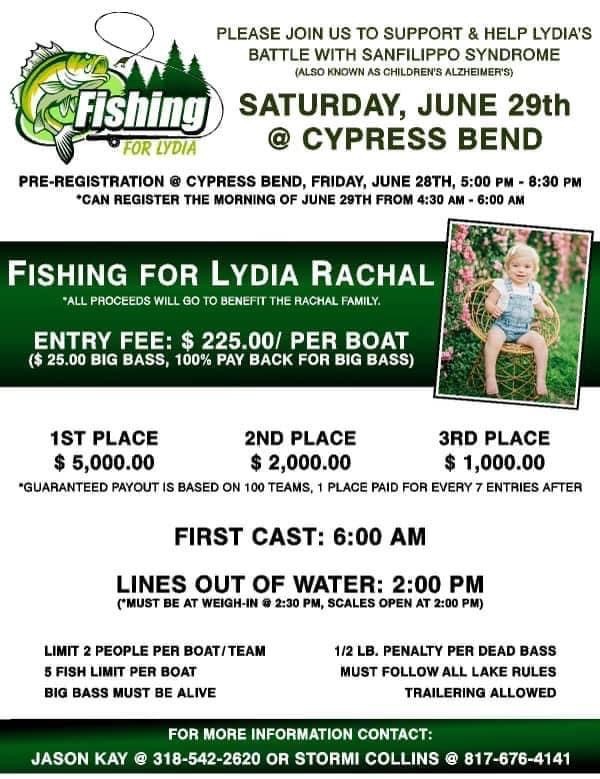 Fishing for Lydia Rachal | Toledo Bend Lake Country