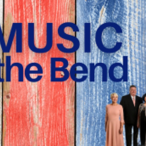 live music banner with performers