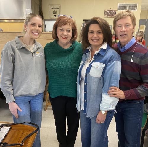 KTBS Community Caravan host Rick Rowe with Toledo Bend Lake Country 